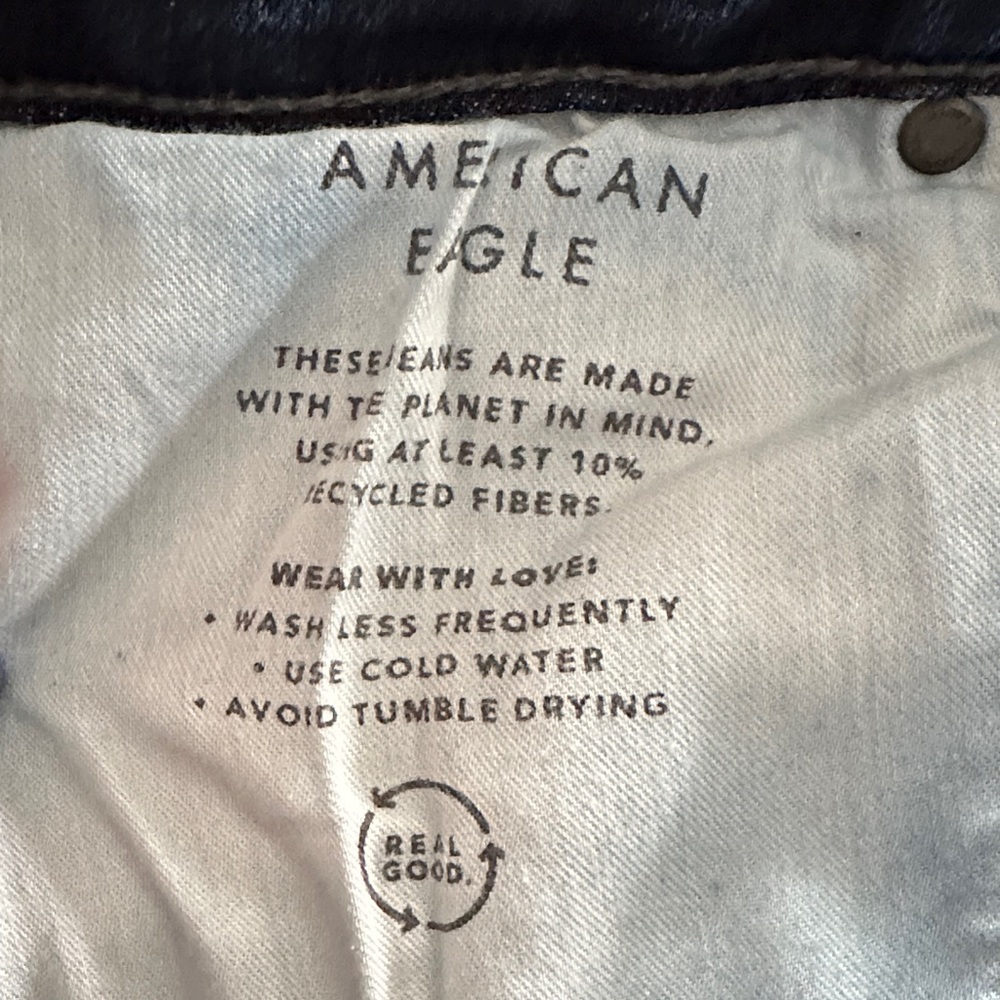Mens American Eagle Outfitters Skinny Jeans in Dark Blue - Picture 9 of 9